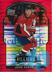 2020-21 Upper Deck Allure Hockey Red Rainbow #40 - John Carlson